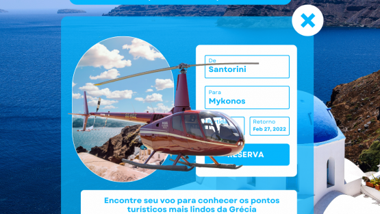 Traslados e passeios de helic&oacute;ptero & jato